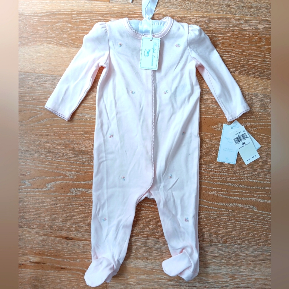 Pink Baby One Piece Ralph Lauren